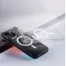 Чехол накладка Rock Crystal MagSafe iPhone 15 Прозрачная