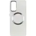 Чехол накладка Bonbon Metal MagSafe Samsung S711 (S23 FE) Белая