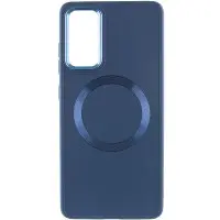 Чехол накладка Bonbon Metal MagSafe Samsung S711 (S23 FE) Синяя (Cosmos Blue)