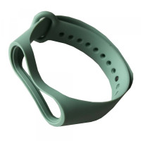 Ремешок Силикон Mi Band 5/6 Beril, Зеленый