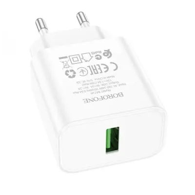 Сетевое зарядное устройство BA72A 18W QC3.0 White, Белый