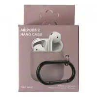 Чохол для навушників AirPods Slim Color Box + Рожевий пісок