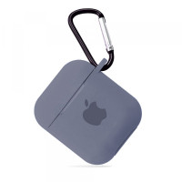 Чехол для наушников AirPods Logo Лавандово-сірий Чехол для наушников AirPods Logo Лавандово-сірий