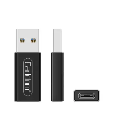 Переходник адаптер OTG Earldom ET-TC07 Type-C  to USB Чёрный