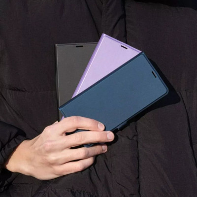 Книжка Wave Flap Xiaomi Poco X6 Pro 5G Светло-фиолетовая