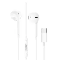 Провідні навушники вкладиші-гарнітура Borofone BM82 Type-C Black, білий Провідні навушники вкладиші-гарнітура Borofone BM82 Type-C Black, білий