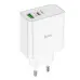 Сетевое зарядное устройство Hoco C113A PD 65W + Кабель Type-C to Type-C White, Белый