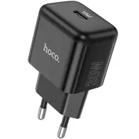Сетевое зарядное устройство Hoco N32 PD (30W) Black, Черный