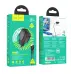 Мережевий зарядний пристрій  Hoco N32 1PD 30W + Кабель Type-C to Lightning Black, Чорний
