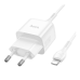 Сетевое зарядное устройство N32 1PD 30W + Кабель Type-C to Lightning White, Белый