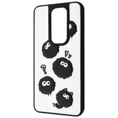 Накладка WAVE Doodle Xiaomi Redmi Note 8 Pro Black fluffy