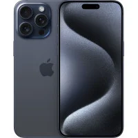 Смартфон Apple iPhone 15 Pro 128Gb Blue Titanium, Синий (Б/У) (Идеальное состояние)