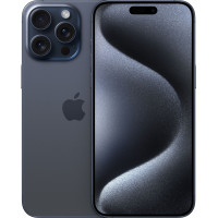 Смартфон Apple iPhone 15 Pro 128Gb Blue Titanium, Синій (Б/В) (Ідеальний стан)