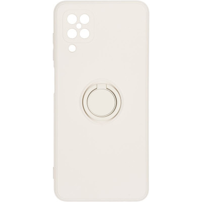 Чехол накладка Ring Samsung A12 (A125)/M127 (M12) Слоновая кость