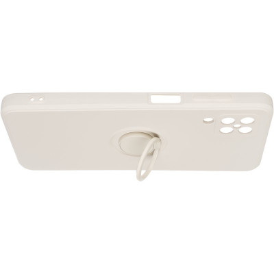 Чехол накладка Ring Samsung A12 (A125)/M127 (M12) Слоновая кость