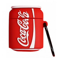 Чохол для навушників AirPods 3D Coca-Cola Червоний Чохол для навушників AirPods 3D Coca-Cola Червоний
