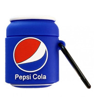 Чохол для AirPods 1/2 3D Pepsi Синій