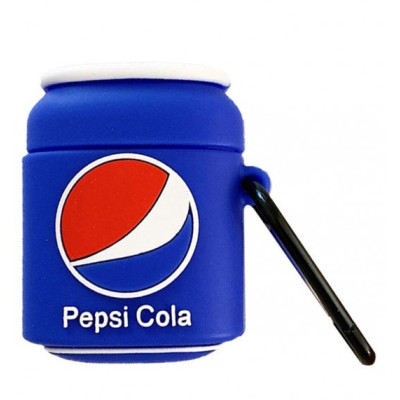 Чохол для AirPods 1/2 3D Pepsi Синій
