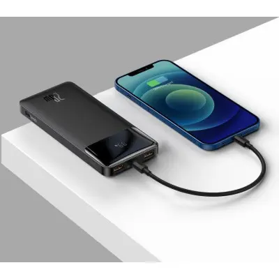УМБ Baseus Bipow 20W 10000mAh Чорний УМБ Baseus Bipow 20W 10000mAh Чорний