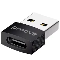 Перехідник адаптер OTG Proove Extension Type-C to USB 3.1 Чорний Перехідник адаптер OTG Proove Extension Type-C to USB 3.1 Чорний