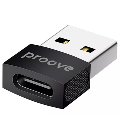 Переходник адаптер OTG Proove Extension Type-C to USB 3.1 Черный