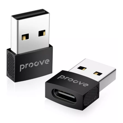 Перехідник адаптер OTG Proove Extension Type-C to USB 3.1 Чорний