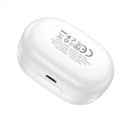 Безпровідні навушники Bluetooth Hoco DES11 TWS White, білий Безпровідні навушники Bluetooth Hoco DES11 TWS White, білий