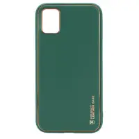 Чехол накладка X-Shield Xiaomi Redmi Note 10/Note 10s Зеленая (Army Green)