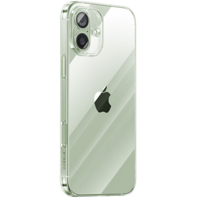 Чехол накладка Baseus Simple iPhone 16 Plus Прозрачная