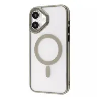 Чехол накладка Perfect MagSafe iPhone 16 Сіра (Titanium Gray)
