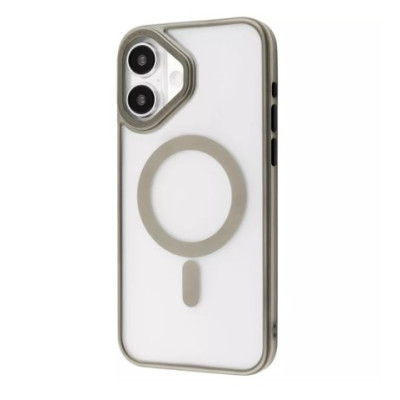 Чохол накладка Perfect MagSafe iPhone 16 Сіра (Titanium Gray)