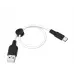 Кабель дата короткий Hoco X21 Type-C 0.25м Черный