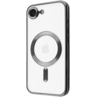 Чехол накладка Metal Matte MagSafe  iPhone 16e Черная (Black Titanium)