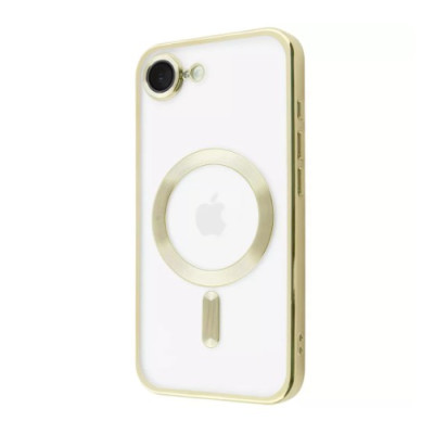 Чохол накладка Metal MagSafe  iPhone 16e Золота