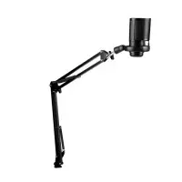 Мікрофон на струбцині для стриму ME6S-35-RGB Black, Чорний