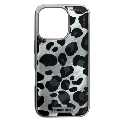Чохол Накладка Leopard iPhone 16 Pro Чорна