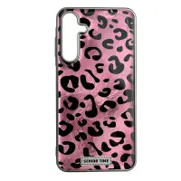 Чехол Накладка Leopard Samsung A256 (A25 5G) Розовая