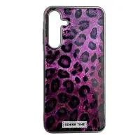 Чехол Накладка Leopard Samsung A256 (A25 5G) Фиолетовая