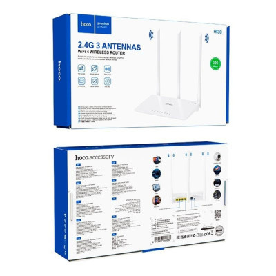 Бездротовий маршрутизатор (роутер) Wi-Fi Hoco HI30