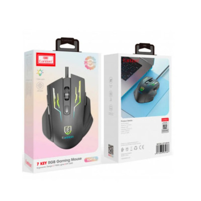 Проводная Мышь USB Earldom ET-KM15 Black, Чёрный