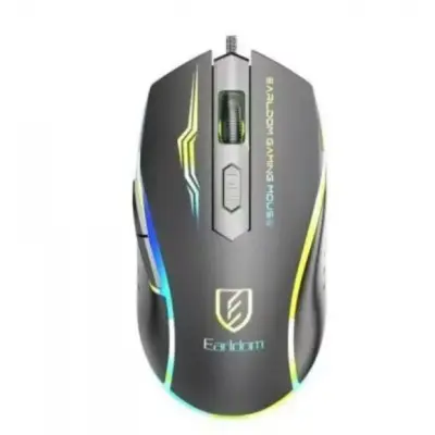 Проводная Мышь USB Earldom ET-KM12 Black, Чёрный