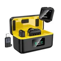 Бездротовий петличний мікрофон Hoco L17 Lightning + Type C Чорний Бездротовий петличний мікрофон Hoco L17 Lightning + Type C Чорний