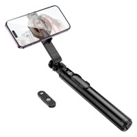 Монопод Bluetooth Tripod Hoco K25 Black, Чорний