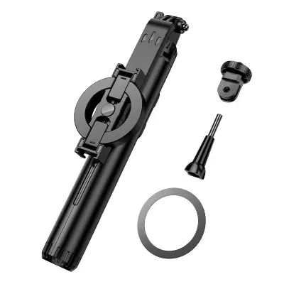 Монопод Bluetooth Tripod Hoco K25 Black, Чорний