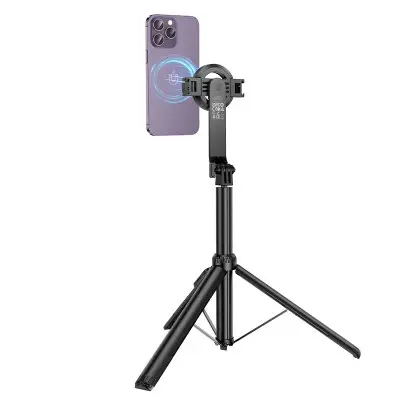 Монопод Bluetooth Tripod Hoco K25 Black, Чорний