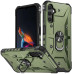 Чехол накладка Pathfinder Ring Samsung A346 (A34 5G) Зеленая