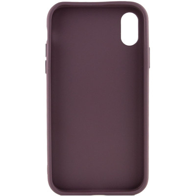 Чехол накладка Bonbon Metal iPhone XR Бордовая / Plum