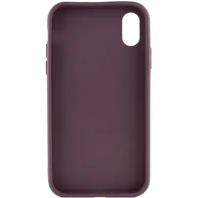 Чехол накладка Bonbon Metal iPhone XR Бордовая / Plum