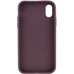 Чехол накладка Bonbon Metal iPhone XR Бордовая / Plum