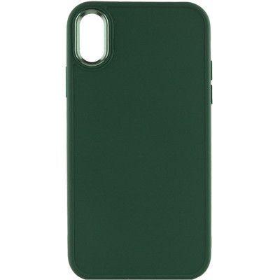 Чехол накладка Bonbon Metal iPhone XR Зеленая / Army Green
